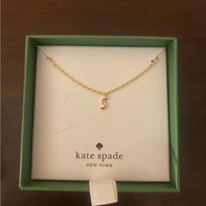 Kate Spade Gold Initial Necklace